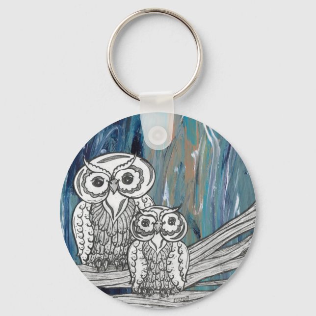 Porte-clés Porte - clé Owls1 (Recto)