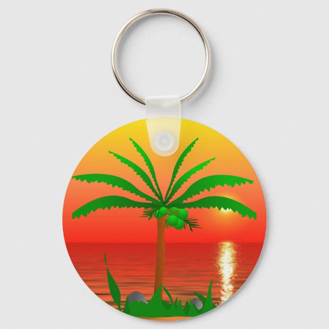 Porte-clés Porte - clé Palm Tree (Recto)