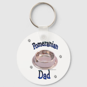 Porte-clés Porte - clé papa Pomeranian
