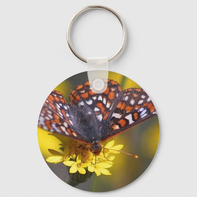 Porte-clés porte - clé papillon (Recto)