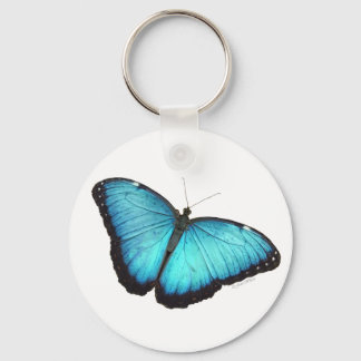 Porte-clés Porte - clé papillon bleu Morpho
