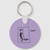 porte - clé parakeet