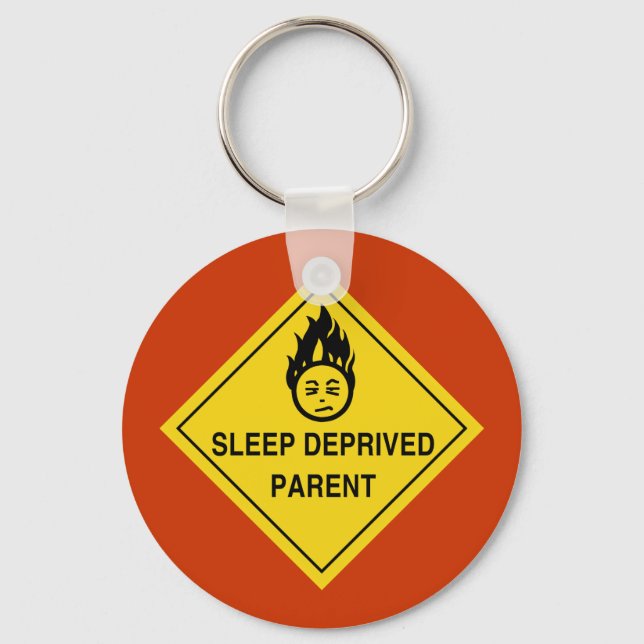 Porte-clés Porte - clé parent privé du sommeil (Recto)