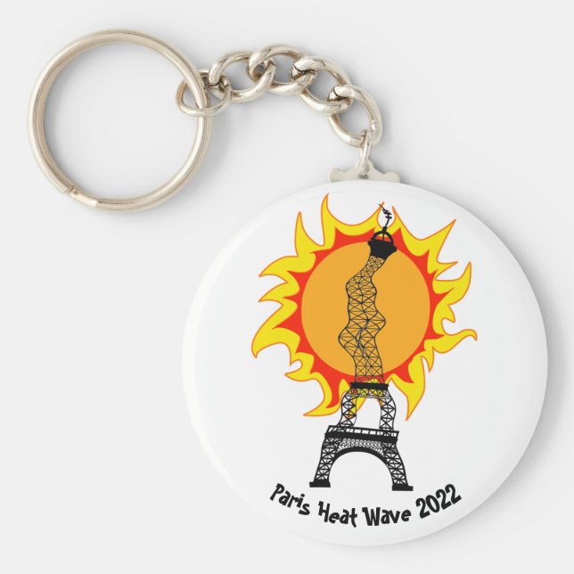 Porte-clés Porte - clé Paris Heat Wave 2022 (Devant)