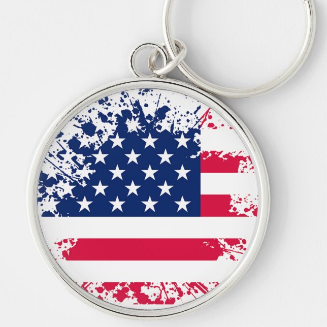 Porte-clés Porte - clé patriotique (Devant)