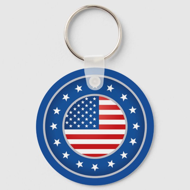 Porte-clés Porte - clé patriotique (Recto)