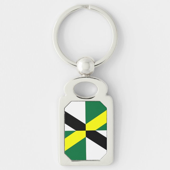 Porte-clés Porte - clé patriotique avec le drapeau de Montere (Devant)