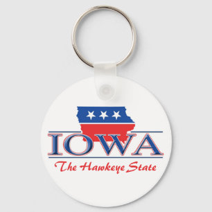 Porte-clés Porte - clé patriotique de l'Iowa