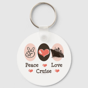 Porte-clés Porte - clé Peace Love Cruise
