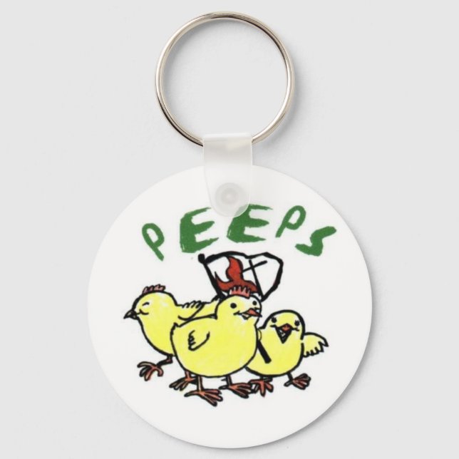 PORTE-CLÉS PORTE - CLÉ PEEPS (Recto)