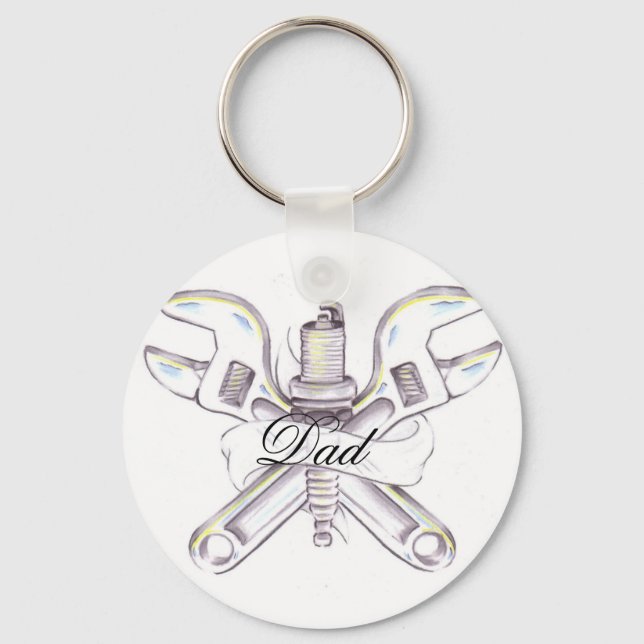 Porte-clés porte - clé père (Recto)