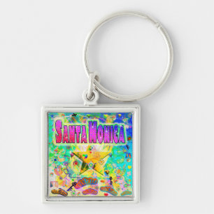 Porte-clés Porte - clé père Noël Monica Tropical Friends