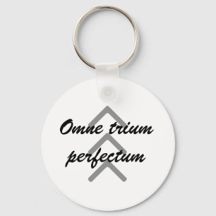 Porte-clés Porte - clé "perfectum de trium d'Omne "