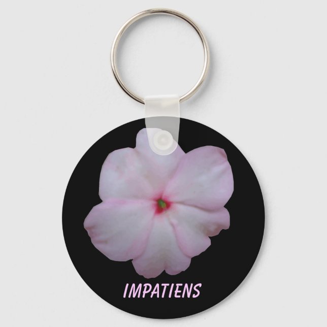 Porte-clés Porte - clé personnalisable Impatiens (Recto)