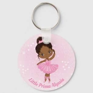 Porte-clés Porte - clé personnalisé afro-américain Ballerina