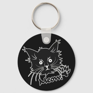 Porte-clés Porte - clé personnalisé Black Cat