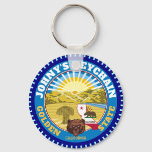 Porte-clés Porte - clé personnalisé California 2.0