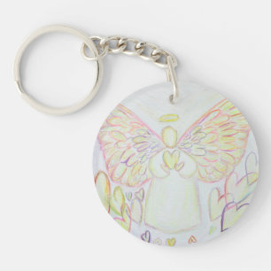 Porte-clés Porte - clé personnalisé de l'Ange des Coeurs