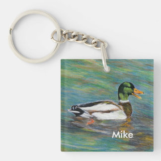 Porte-clés Porte - clé personnalisé de Mallard d'homme
