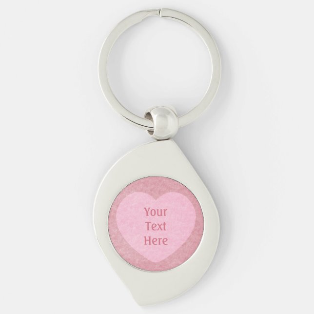 Porte-clés porte - clé personnalisé "I LOVE YOU" (Devant)