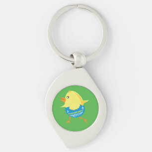 Porte-clés Porte - clé personnalisé Pâques Chick