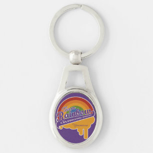 Porte-clés Porte - clé personnalisé Team Rainbow