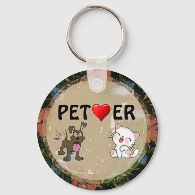 Porte-clés Porte - clé Pet Lover (Recto)