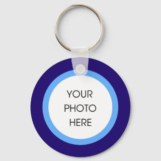 Porte-clés Porte - clé photo bleu et marine