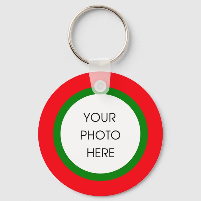 Porte-clés Porte - clé photo de Noël (Recto)