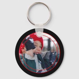 Porte-clés Porte - clé photo en ligne mince
