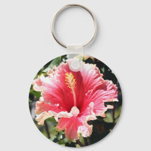 Porte-clés Porte - clé photo Hibiscus