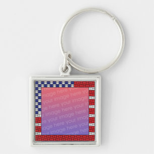 Porte-clés Porte - clé photo patriotique