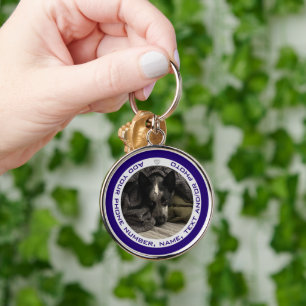 Porte-clés Porte - clé photo personnalisé avec texte HAMbyWG 