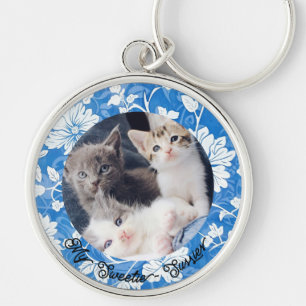 Porte-clés Porte - clé photo pour animaux familiers