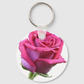 Porte-clés Porte - clé photo rose rose rose Bud