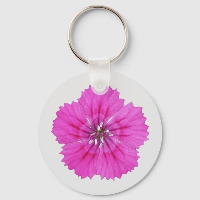 Porte-clés Porte - clé Pink Dianthus (Recto)