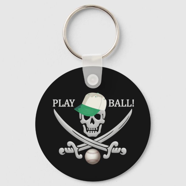 Porte-clés Porte - clé pirate de baseball (Recto)