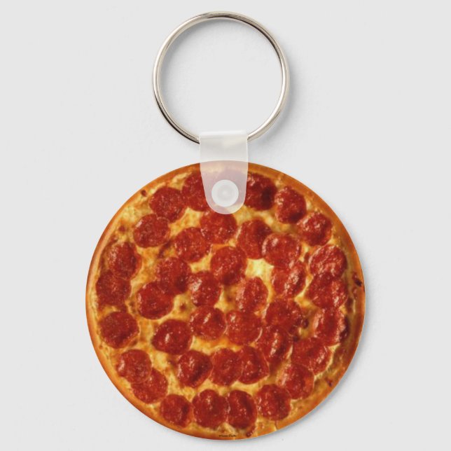 Porte-clés Porte - clé Pizza Peperoni (Recto)