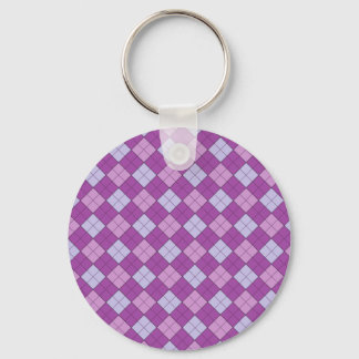 Porte-clés Porte - clé Plaid violet