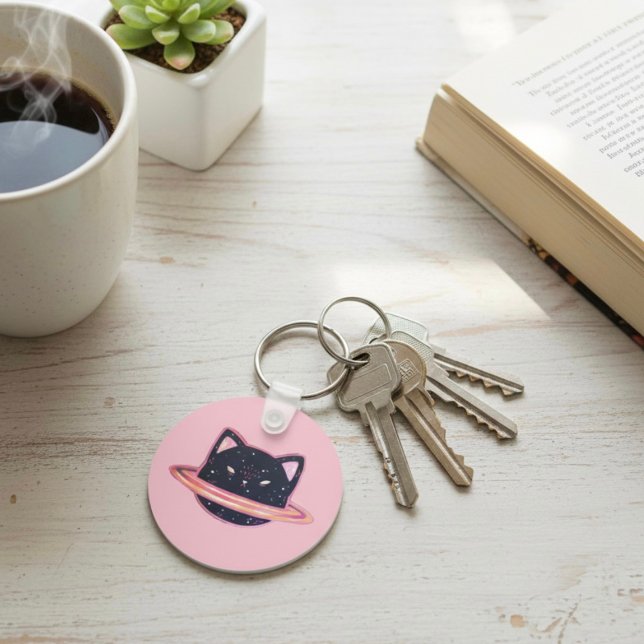 Porte-clés Porte - clé Planet Chat (Créateur téléchargé)