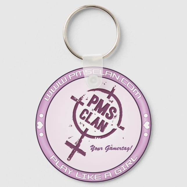 Porte-clés Porte - clé PMS - Logo Violet 2 (Recto)