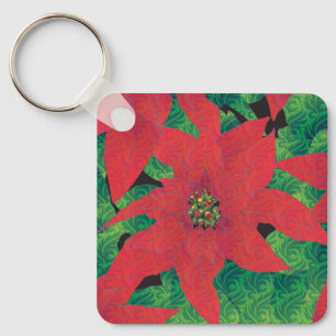 Porte-clés Porte - clé Poinsettia