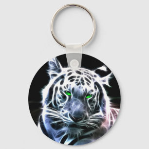 Porte-clés Porte - clé : Porte - clé blanc de Tigre