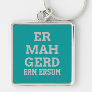 Porte-clés Porte - clé Premium Grey Ermahgerd