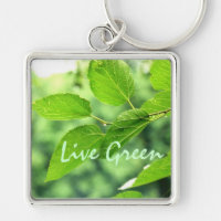 porte - clé Premium "Live Green"
