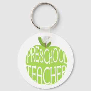 Porte-clés Porte - clé préscolaire de professeur - Apple ve