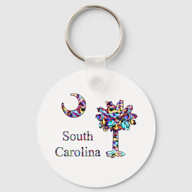 Porte-clés Porte - clé psychédélique Carolina Palmetto (Recto)