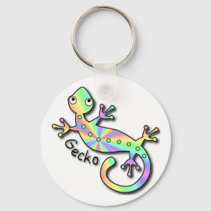 Porte-clés Porte - clé psychédélique Gecko