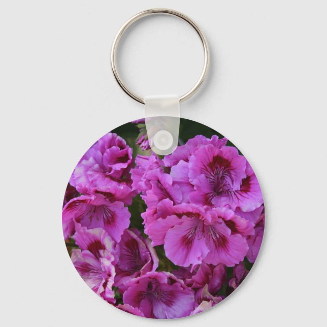 Porte-clés Porte - clé, "Purple Azalea Blossoms" (Recto)