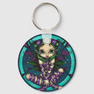 Porte-clés porte - clé "Purple Ribbon Fairy"